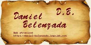 Daniel Belenzada vizit kartica